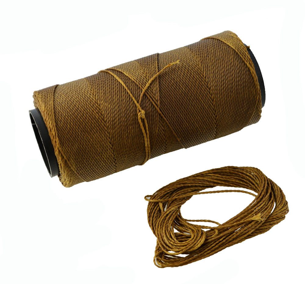 Waxed Polyester Cord, 1mm x pack of 25 feet (8.33 yards), 2-ply / Macrame, Hilo Encerado, Linha Encerada, Polyester Thread, Jewelry Making Supplies